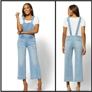 Wide Leg Denim jumpsuit Overalls